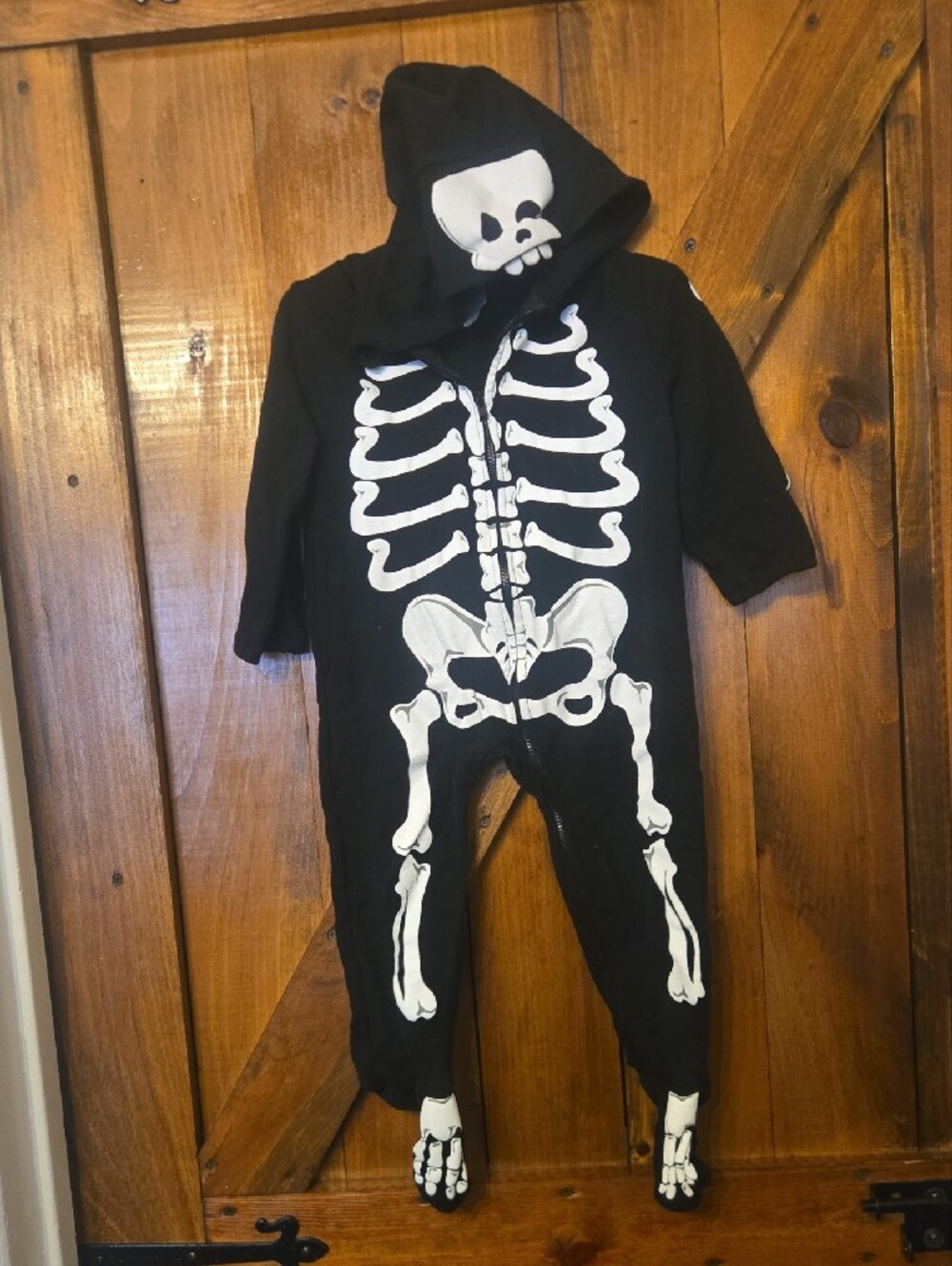 Spirit Infant Spooky Skeleton Costume - Black & White - Picture 2 of 3